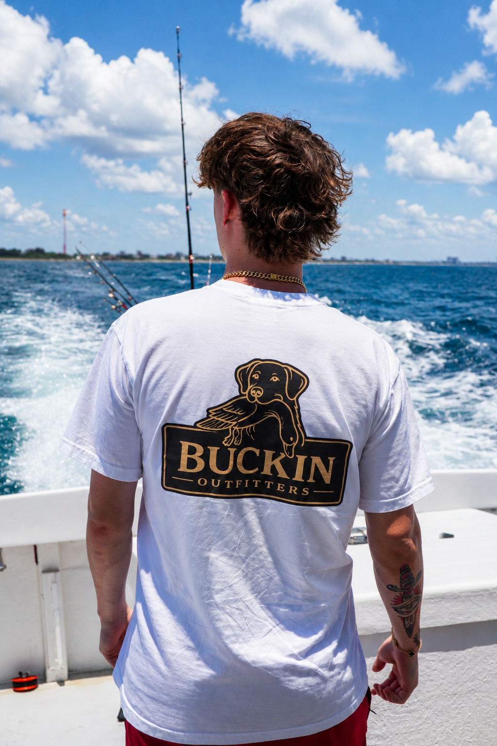 Buckin Main Patch - Tee Shirt